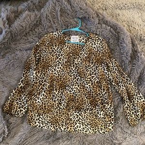 Francesca’s cheetah print top
